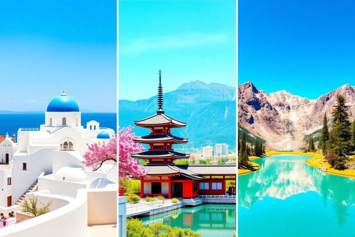 Popular travel destinations
